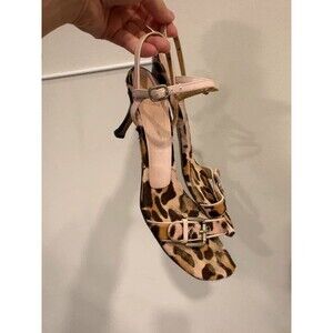 Stuart weitzman vintage fur heels